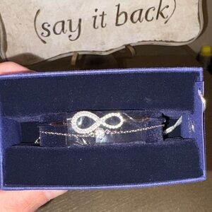 Swarovski Silver Infinity Bracelet